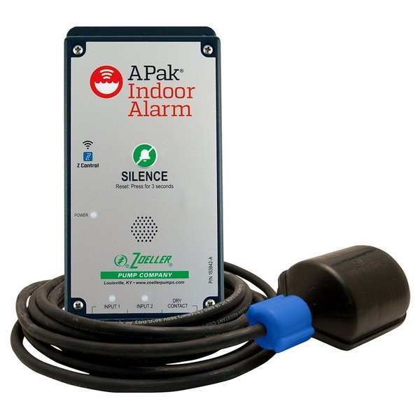Zoeller APak Z Control Enabled Indoor Alarm System with Mechanical Float Switch 10-4014